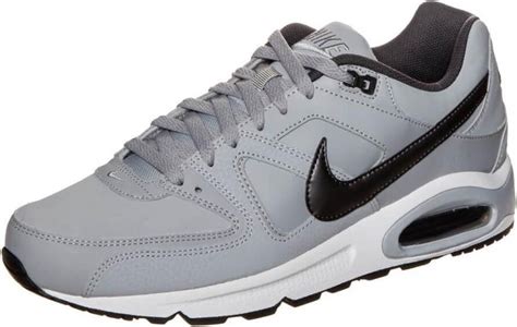 nike air max command leather sneakers grijs/zwart heren|Nike Air Max Command .